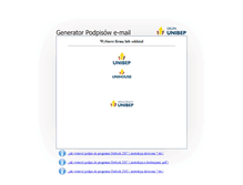 Tablet Screenshot of generator.unibep.pl